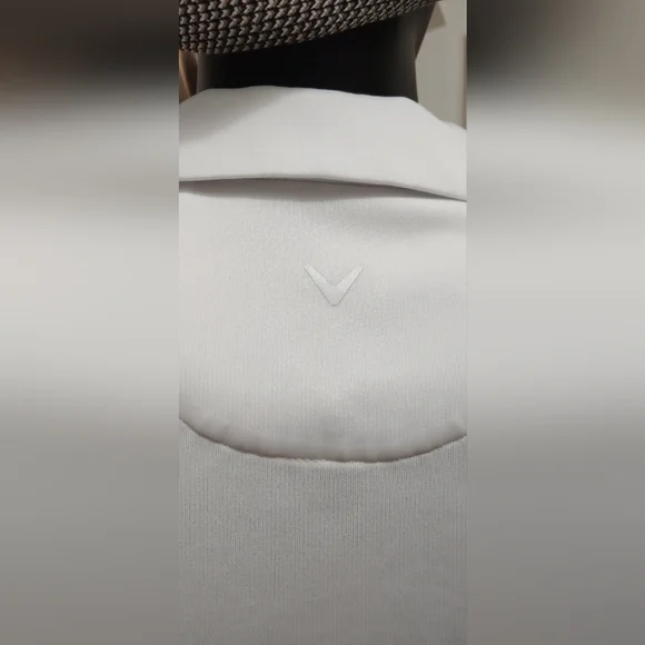 Callaway Women's White Zip-Up Sleeveless Blouse - Picture 6 of 8